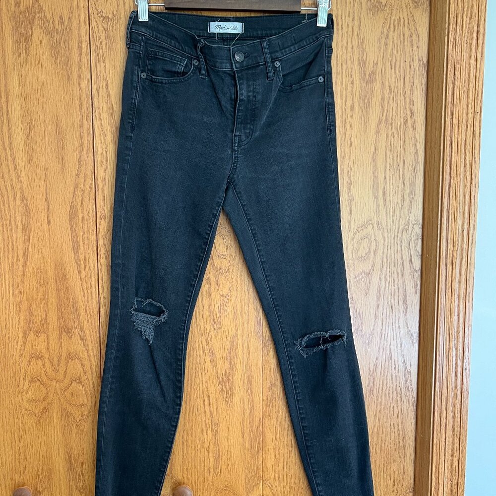 Madewell black skinny jeans
